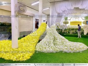 นกยูงงานศพ วัดไทร นครปฐม นกยูงสีทองหน้าศพ รับจัดงานศพทั่วประเทศ