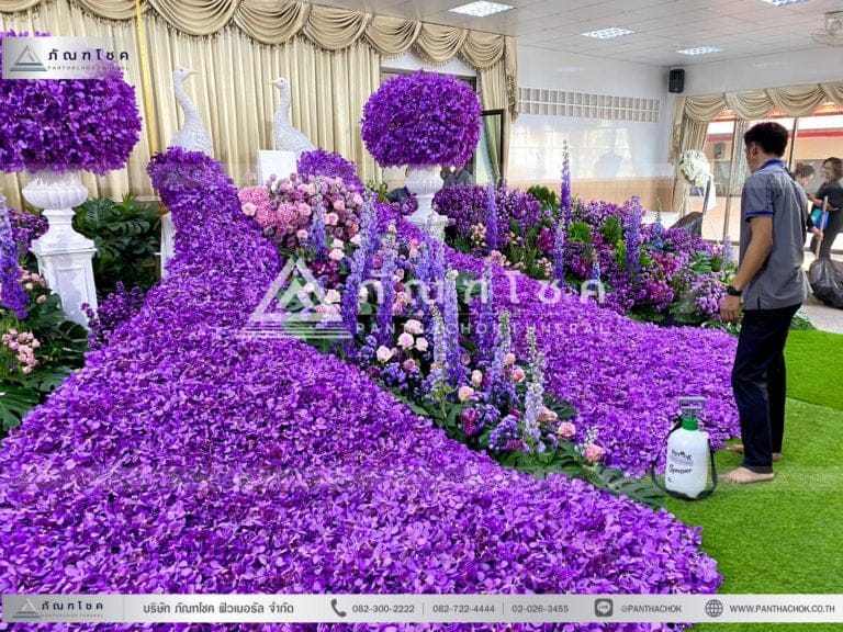 ดอกไม้งานศพ ดอกไม้หน้าศพ