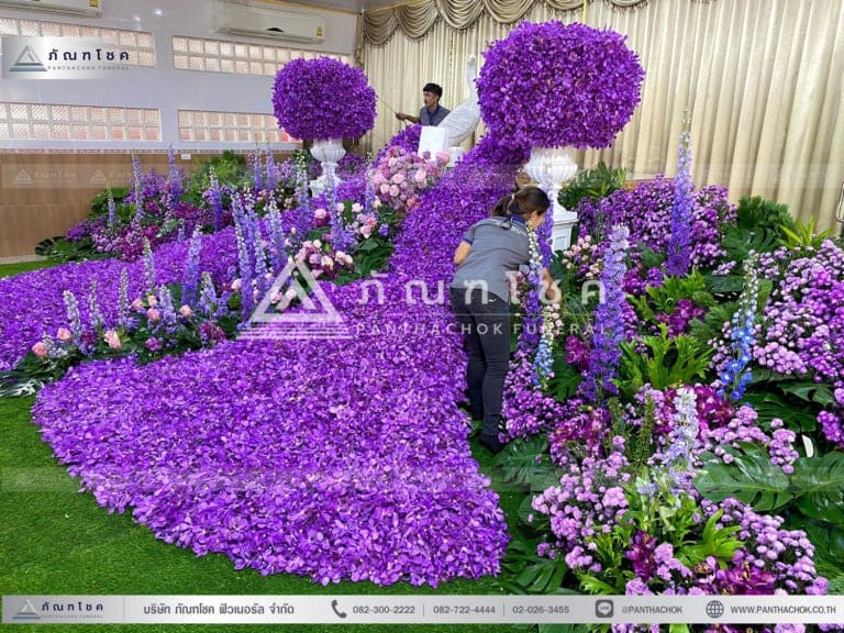ดอกไม้งานศพ ดอกไม้หน้าศพ